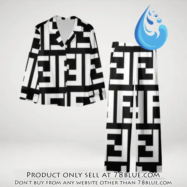 Trending luxury fendi satin pajama set pjs1050 78b2038078